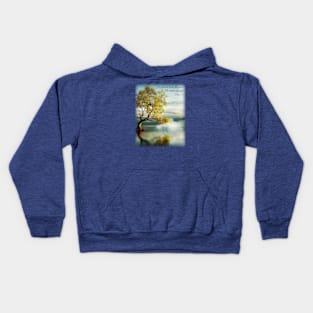 He leads me beside still waters Kids Hoodie